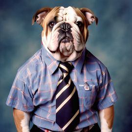 90s-yearbook-photo-bulldog-shirt-tie-studio-background-4e9492dac3744ede8eee5f0e782e65c9