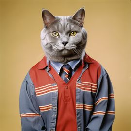 90s-yearbook-photo-chartreux-cat-old-school-clothing-vintage-background-667f1a4fbc454080a68fe96b8e33847c