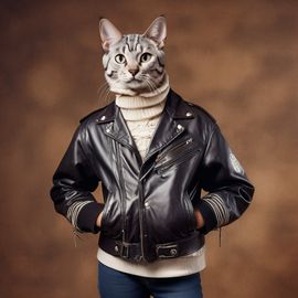 90s-yearbook-photo-egyptian-mau-cat-leather-jacket-vintage-73aaa00949e84935a3f76d28bb93f604