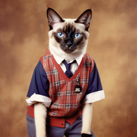 90s-yearbook-photo-of-siamese-cat-in-old-school-clothing-full-body-vintage-background-1092be4bcaf04eb09d1ebc04aacf4c5a