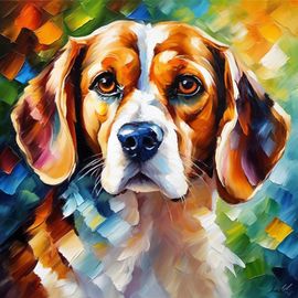 beagle-oil-painting-afremov-degas-textured-brushstrokes-c36cb3c8319f4f8bbe01411d9ab06fb0