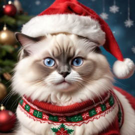 birman-cat-christmas-sweater-santa-hat-festive-25047d7b915f4641a4f5f49948a9f6da