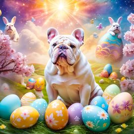 bulldog-magical-easter-setting-colorful-eggs-ethereal-dreamy-50a9db2bcb8f4048925f4c5cfb4becc9