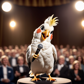 charismatic-cockatiel-speaker-stage-elegant-68cf9d44166a4c5690f7dbf1ac07a92e