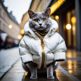 chartreux-cat-puffer-coat-chains-urban-9b52c019fb6e441396f5e1a23f0e9432