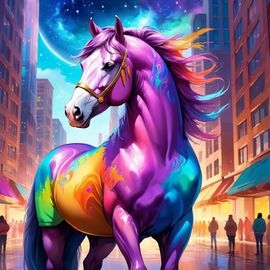 clydesdale-horse-colorful-hoodie-magical-urban-happy-f9116941fafb4c7b9ec75afabfcd12d6