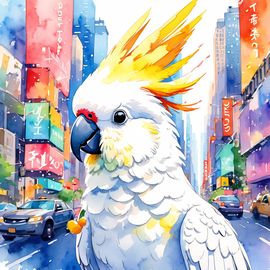 cockatoo-vibrant-watercolor-new-york-27c0f746f1b14d7f9acb5dcb402850b1