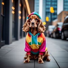 cocker-spaniel-colorful-hoodie-modern-urban-environment-stylish-trendy-dfb1efe325004671b532850e2c66d807