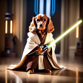 cocker-spaniel-jedi-knight-lightsaber-star-wars-epic-c1883391240c44a895ccf06d59c22589