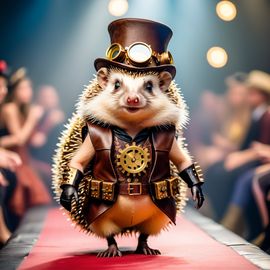 european-hedgehog-steampunk-fashion-show-catwalk-10b8b4fd19b64b9489d14f56f134cb4c