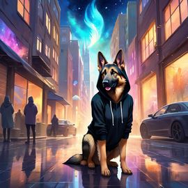 german-shepherd-black-hoodie-magical-urban-environment-celestial-cute-89e79ab1e7974bea9d608725f22ae184