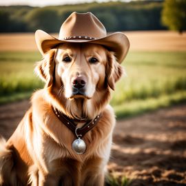 golden-retriever-cowboy-midwest-countryside-farm-b9c1b69fdfdd44c787af36422cfa3de2