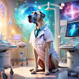 great-dane-doctor-magical-hospital-ethereal-dreamy-celestial-743dfd68d3bc45eab4e542198657367d