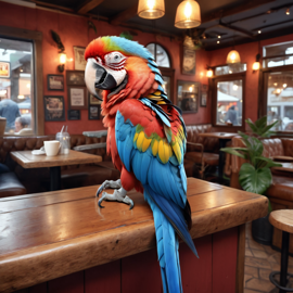 macaw-coffee-shop-lifelike-40db33c1058641f8ba8c46c1e620e907