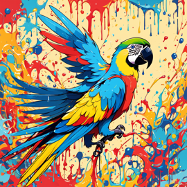 macaw-pollock-drip-art-colorful-3bb2636b35364b50ba4cc2e563e7cc11