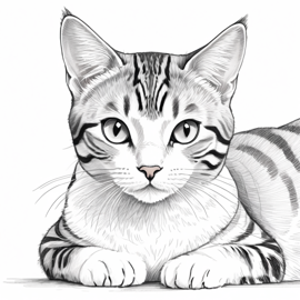 pencil-sketch-shorthair-cat-black-white-lineart-95ae2f43e0054e31bc4097f0132ea6e7