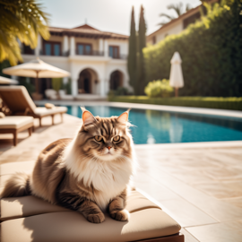 persian-cat-sunbathing-luxury-pool-8e432f926d1a4a71a3ac06ff36a70fb5