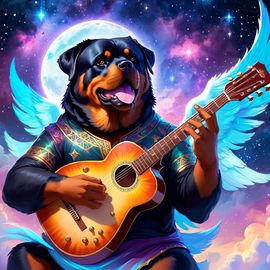 rottweiler-musician-ethereal-fantasy-guitar-majestic-magical-8bf3e863b4bf4ecf9609989c92173a12