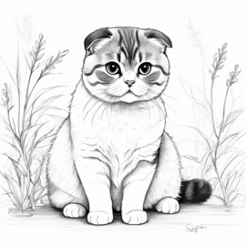 scottish-fold-cat-pencil-sketch-line-art-d9f8745514fd412f927d967a15d9e2fe