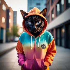 siamese-cat-colorful-hoodie-modern-urban-environment-stylish-trendy-e2bd4e842dcb40df9fb9f9fb820b6b74