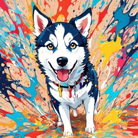 siberian-husky-pollock-drip-art-9b5972078f5f4440a5176a6c287092e2