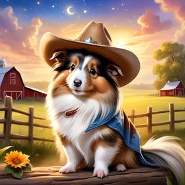 silkie-sheltie-guinea-pig-cowboy-hat-midwest-countryside-farm-06e7300713d74b1595b2c6a4667eda19