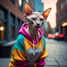 sphynx-cat-colorful-hoodie-modern-urban-environment-stylish-trendy-61e784d9c2e540d1908742a819925092