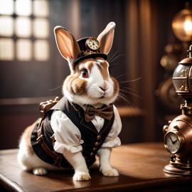 steampunk-dutch-rabbit-retro-vintage-aeb851e12a7349309a917bc16de3b5bd