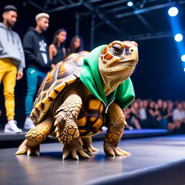 sulcata-tortoise-streetwear-fashion-show-cd60be469c9e4001b3f0ba75253745b5