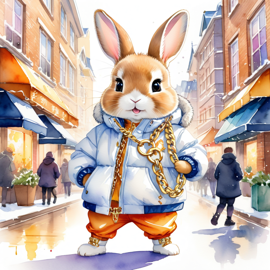 watercolor-dwarf-rabbit-puffer-chains-urban-84b173c515374714b886cf02db64d2f4