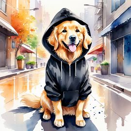 watercolor-golden-retriever-black-hoodie-vibrant-urban-fbf53f8f31524c8b9de462bdcbe950da