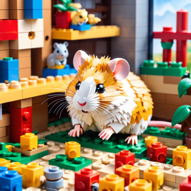 watercolor-hamster-lego-bricks-playful-cdb7cde766c74e728107e5a7c082ae50