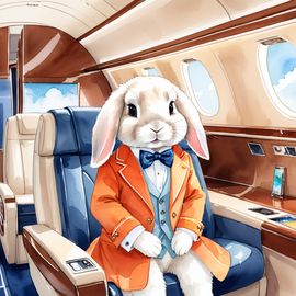 watercolor-mini-lop-rabbit-gulfstream-private-jet-elegant-clothing-1c94f67017464378863f173370f820e4