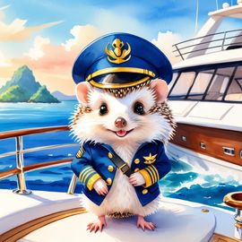 watercolor-painting-african-pygmy-hedgehog-captain-luxury-yacht-captain-uniform-vibrant-detailed-e02790d18d7d4611a2314a7927b38dfe