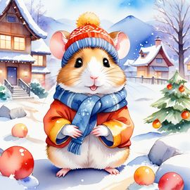 watercolor-painting-chinese-hamster-winter-scene-stylish-clothing-cute-happy-62fcaf0de7724ec2af0afccc115375d9