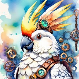 watercolor-painting-cockatoo-steampunk-vibrant-detailed-anime-d08efe687f4d4a3dbea3a58cea1f2c31