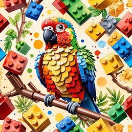 watercolor-painting-conure-bird-lego-bricks-vibrant-detailed-playful-environment-ccf8aff74b75428ea4acb24159fa7ce4