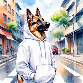 watercolor-painting-german-shepherd-white-hoodie-vibrant-urban-scene-happy-cute-666d919a02f448e1b63d0cd734539464