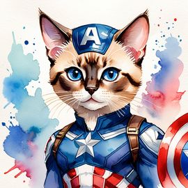 watercolor-siamese-cat-captain-america-avengers-vibrant-detailed-14f16e916a7942a4bcd483c5e55b6f31