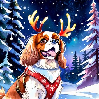 Reindeer Pet Portrait